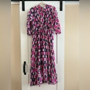 Banjanan Tie Dye Dress Pink & Purple